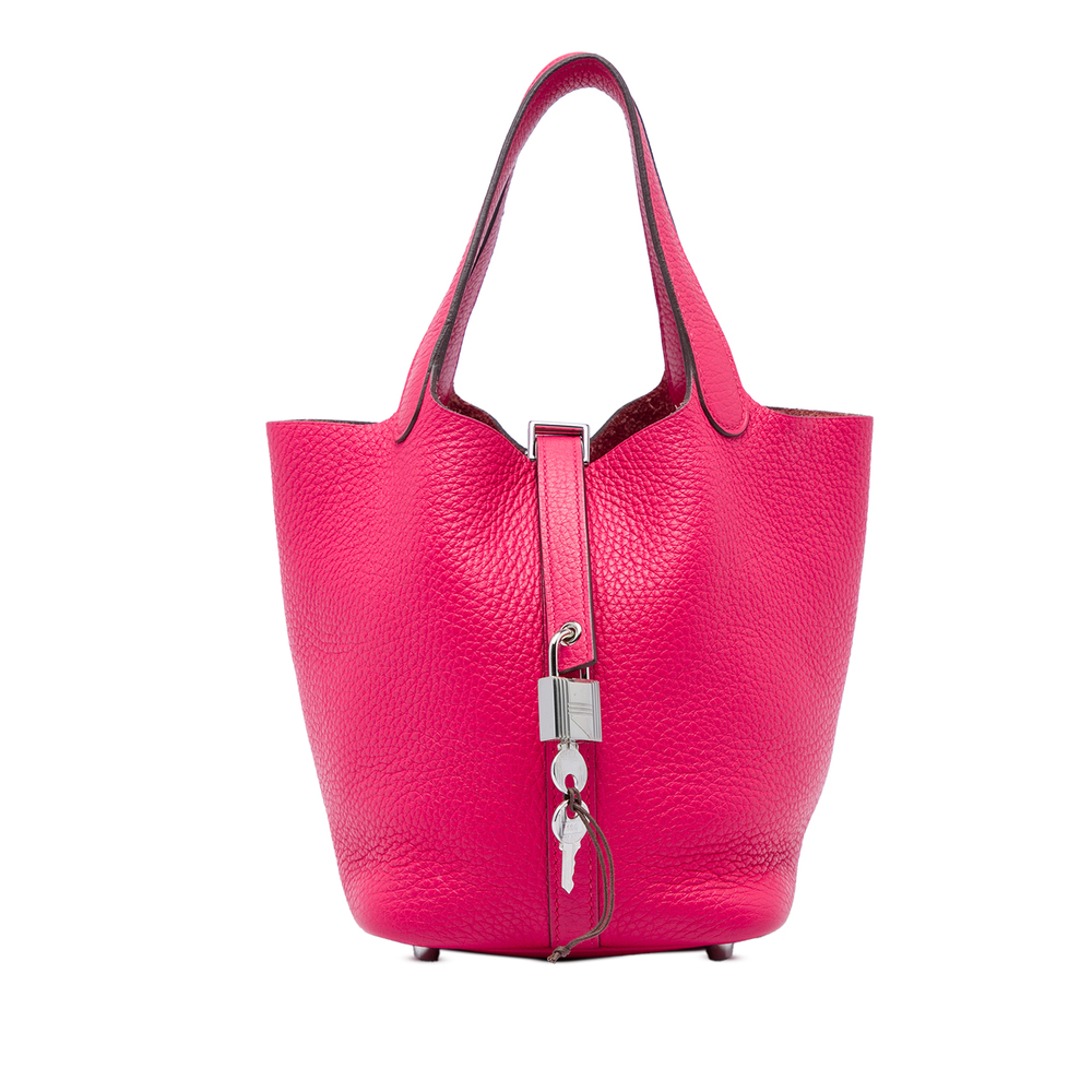 Pre-Loved Hermes Clemence Picotin Lock 18